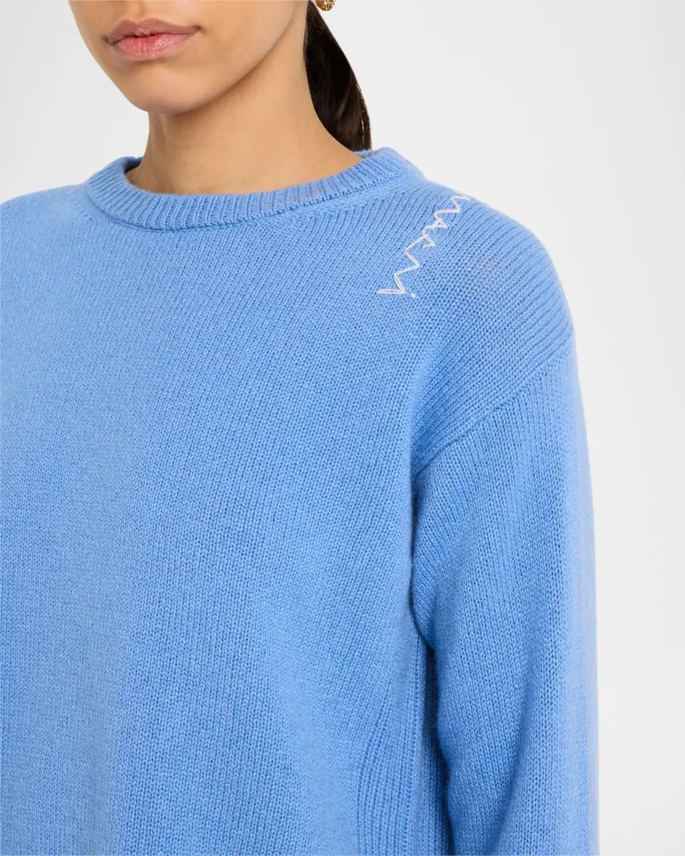 Marni Crewneck Cashmere Sweater | Thumbnail 5