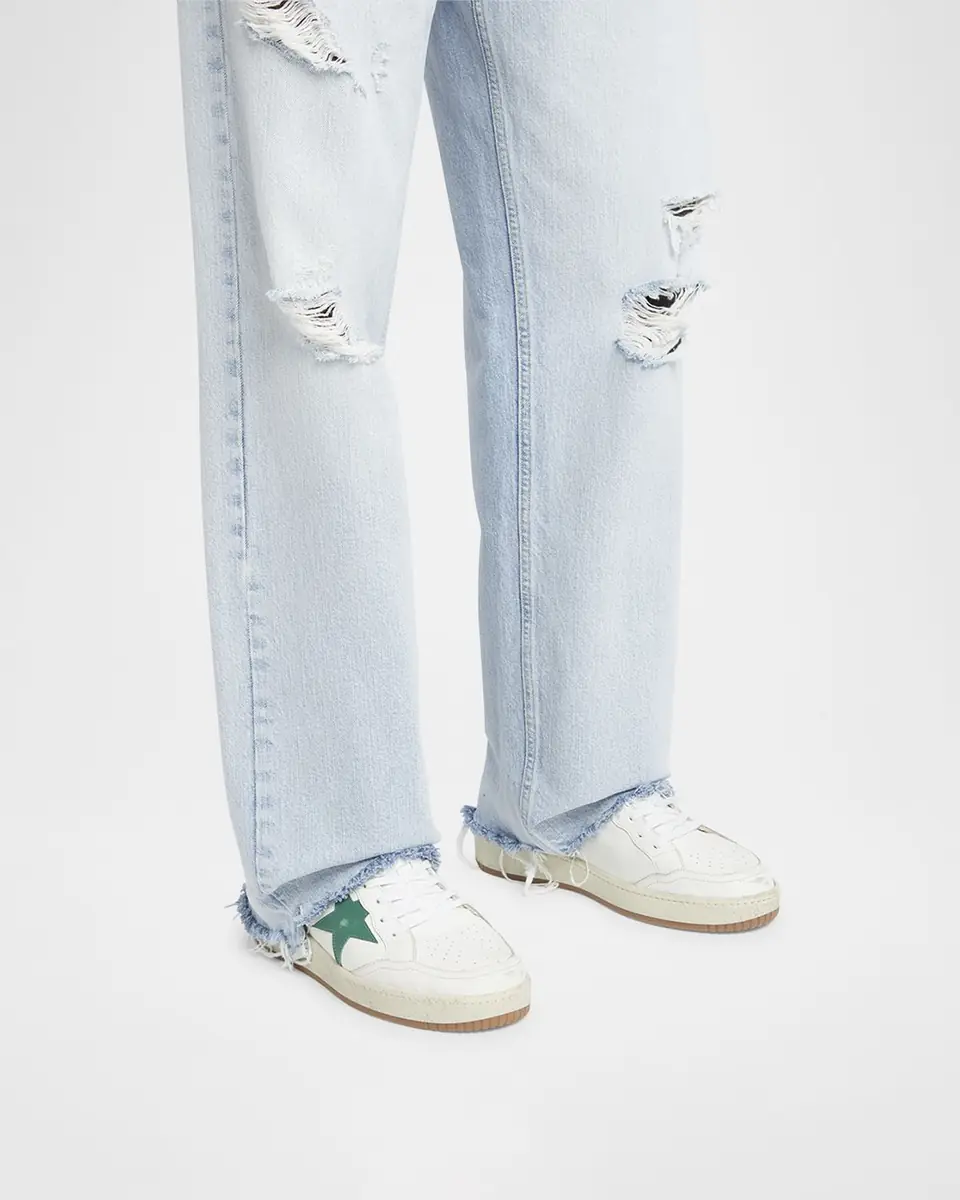 Golden Goose Men's Ball Star 2 Leather Low-Top Sneakers | Thumbnail 2