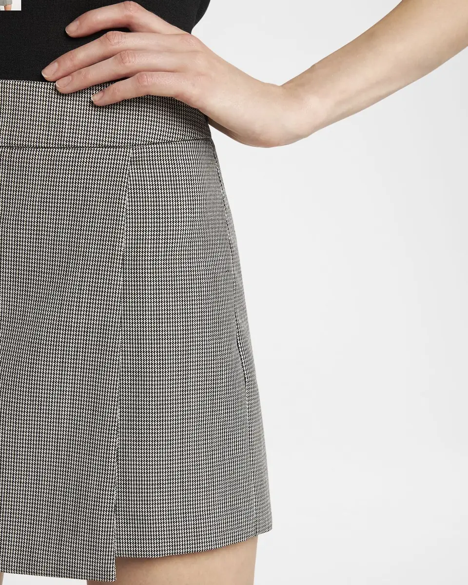 Golden Goose Journey Houndstooth Wrap Mini Skort | Thumbnail 5 Golden Goose Journey Houndstooth Wrap Mini Skort | Thumbnail 5