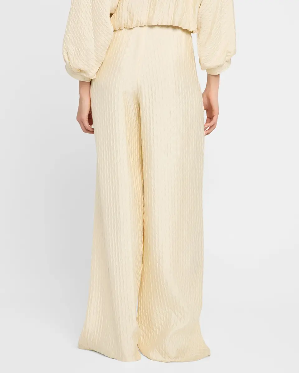 Loro Piana Dresden Diamond Cloquet Wide-Leg Trousers | Thumbnail 3 Loro Piana Dresden Diamond Cloquet Wide-Leg Trousers | Thumbnail 3