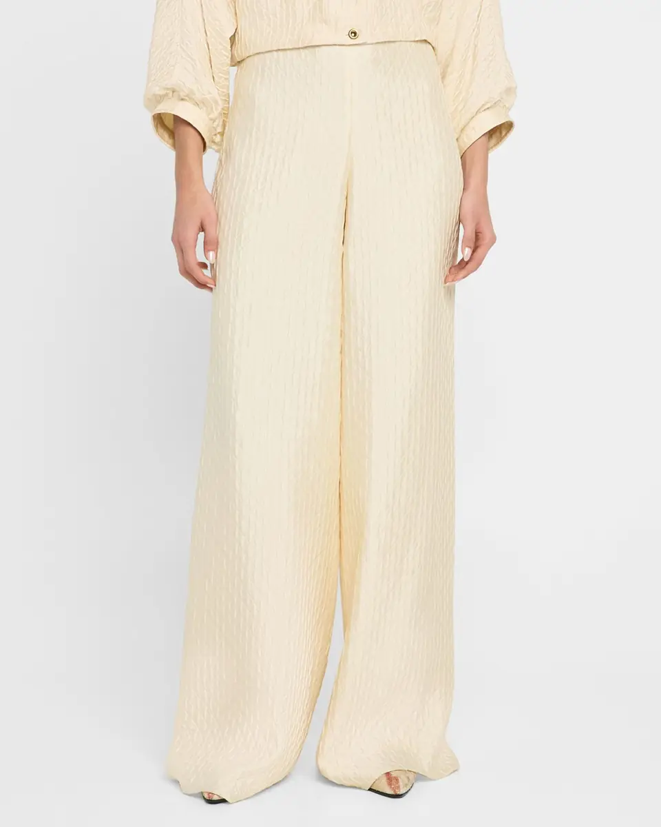 Loro Piana Dresden Diamond Cloquet Wide-Leg Trousers | Thumbnail 4 Loro Piana Dresden Diamond Cloquet Wide-Leg Trousers | Thumbnail 4