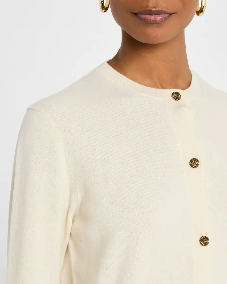 Loro Piana Classic Baby Cash GG 12 Cardigan Sweater | Thumbnail 5