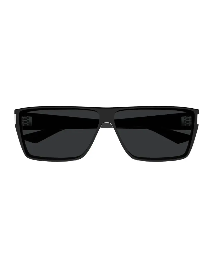 Saint Laurent Men 's SL 757M Acetate Rectangle Sunglasses | Image 1 Saint Laurent Men 's SL 757M Acetate Rectangle Sunglasses | Image 1