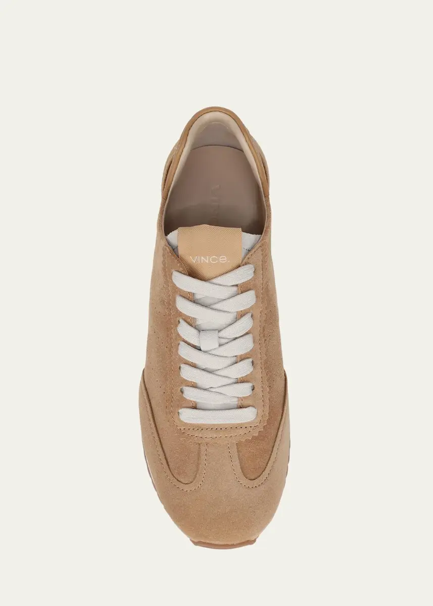 Vince Oasis Suede Runner Sneakers | Thumbnail 4 Vince Oasis Suede Runner Sneakers | Thumbnail 4