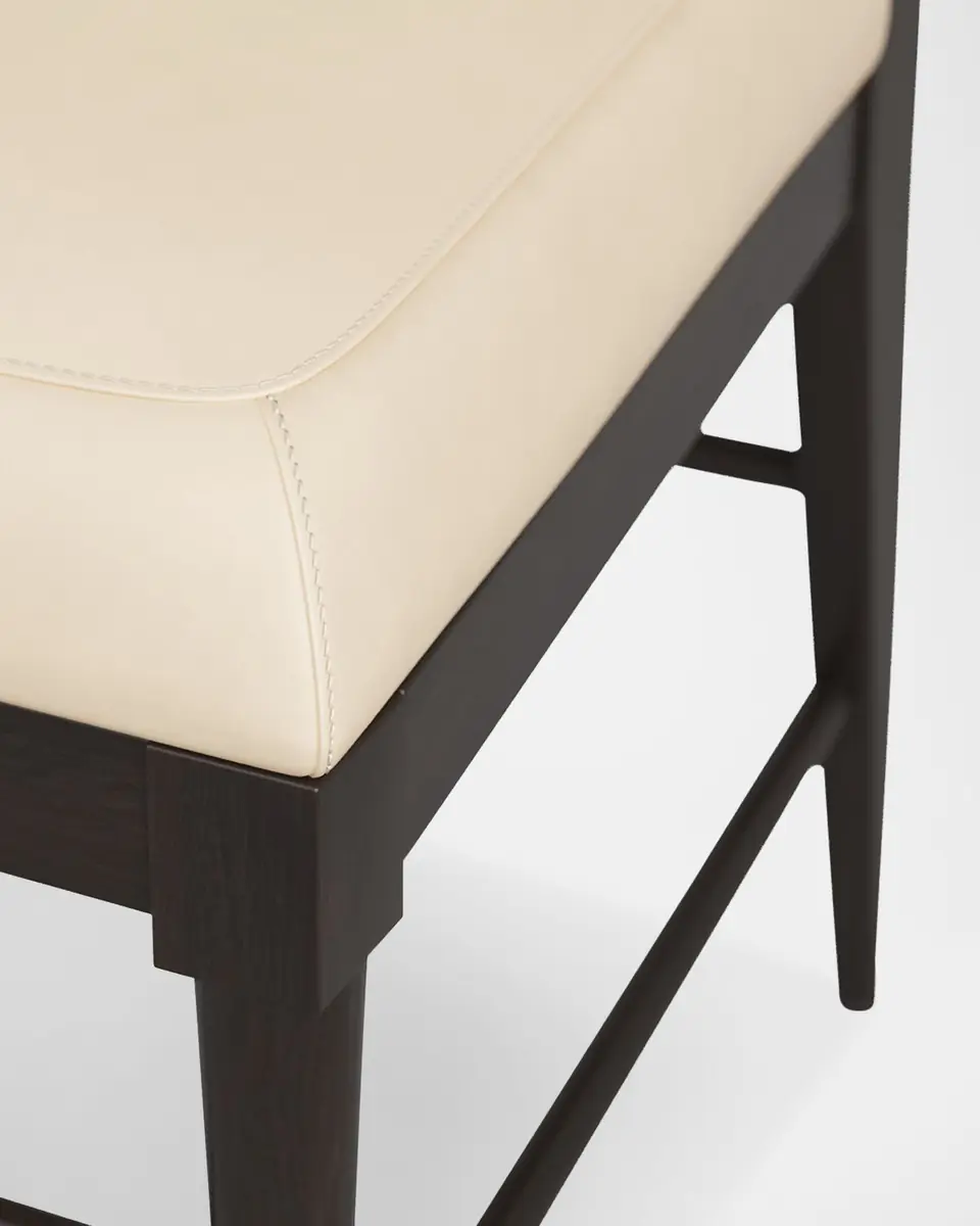 Arteriors Keegan Leather Dining Chair | Thumbnail 4 Arteriors Keegan Leather Dining Chair | Thumbnail 4