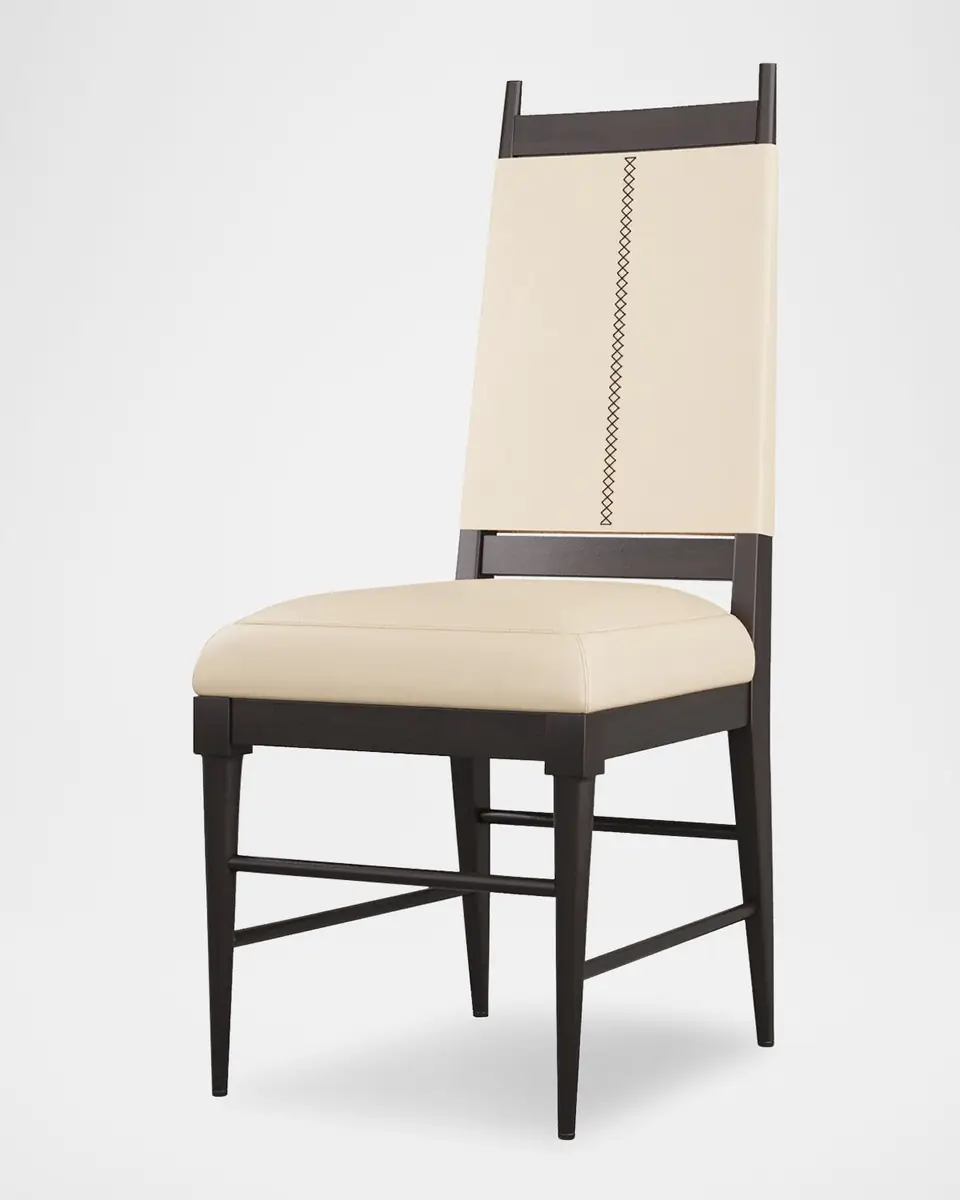 Arteriors Keegan Leather Dining Chair | Thumbnail 6 Arteriors Keegan Leather Dining Chair | Thumbnail 6