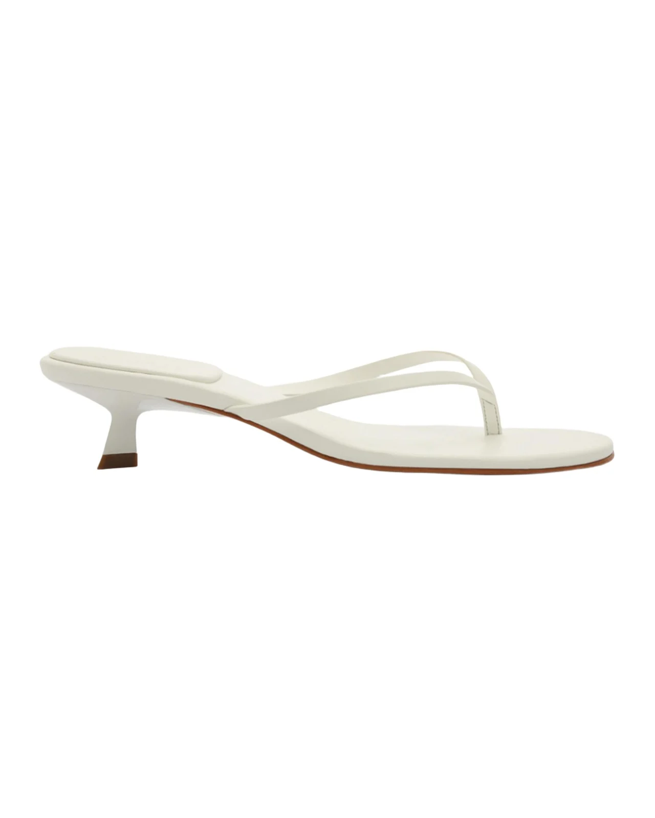 Carolyn Leather Thong Kitten Sandals Carolyn Leather Thong Kitten Sandals