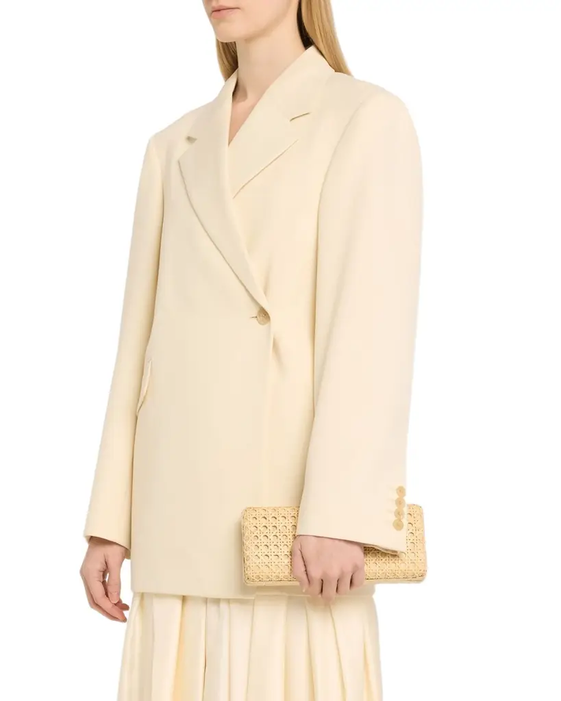 Rafe Alessandra Cutout Woven Long Clutch Bag | Image 1 Rafe Alessandra Cutout Woven Long Clutch Bag | Image 1
