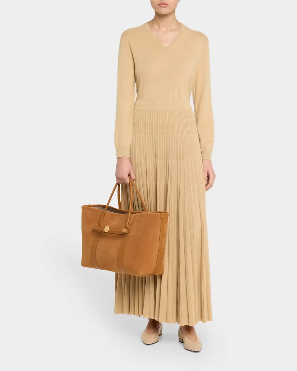 Loro Piana Ghiera Large Grained Nubuck Leather Shopper Tote Bag | Thumbnail 4 Loro Piana Ghiera Large Grained Nubuck Leather Shopper Tote Bag | Thumbnail 4