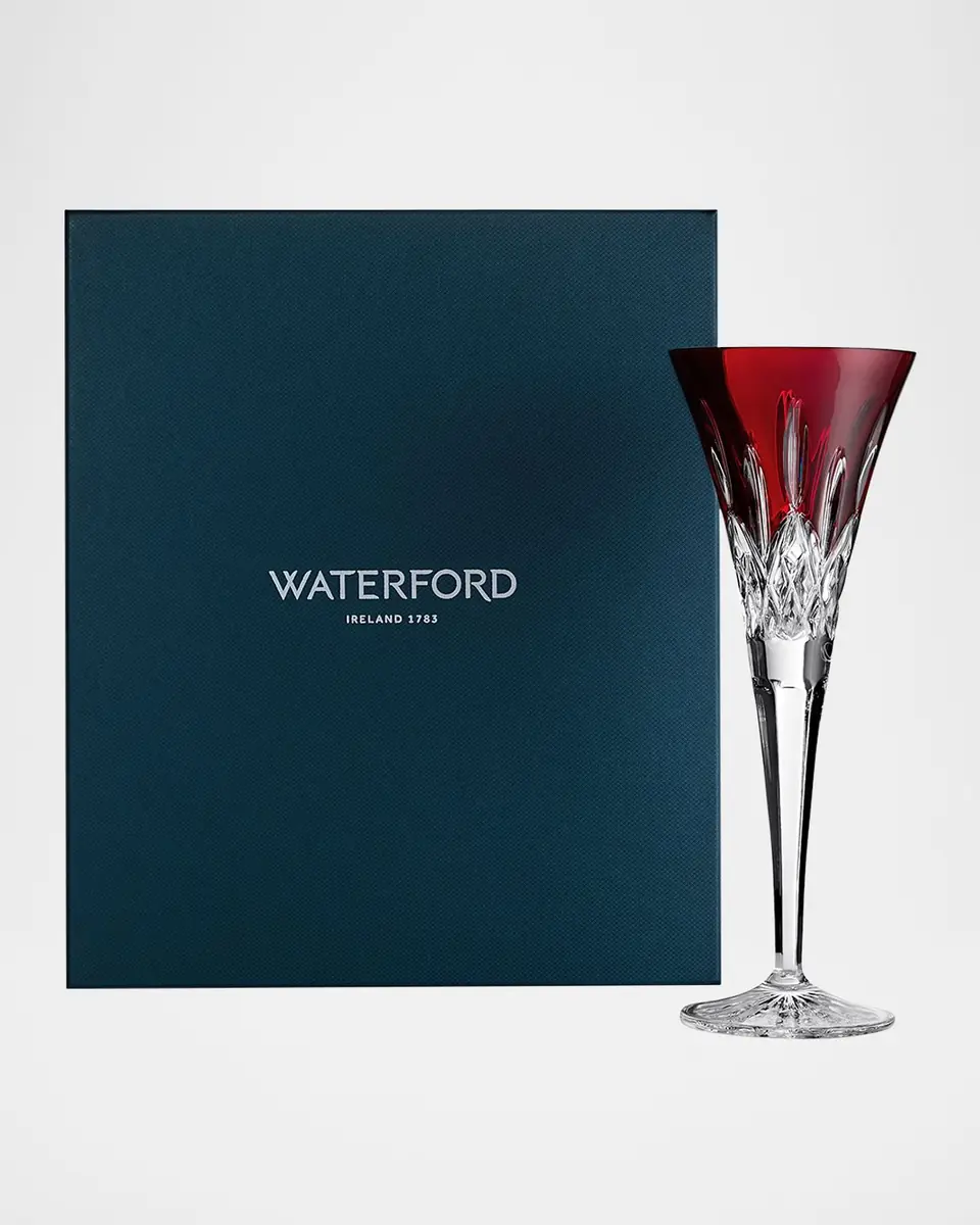 Waterford Crystal Lismore Red 5.5 oz. Toasting Flutes, Set of 2 | Thumbnail 4