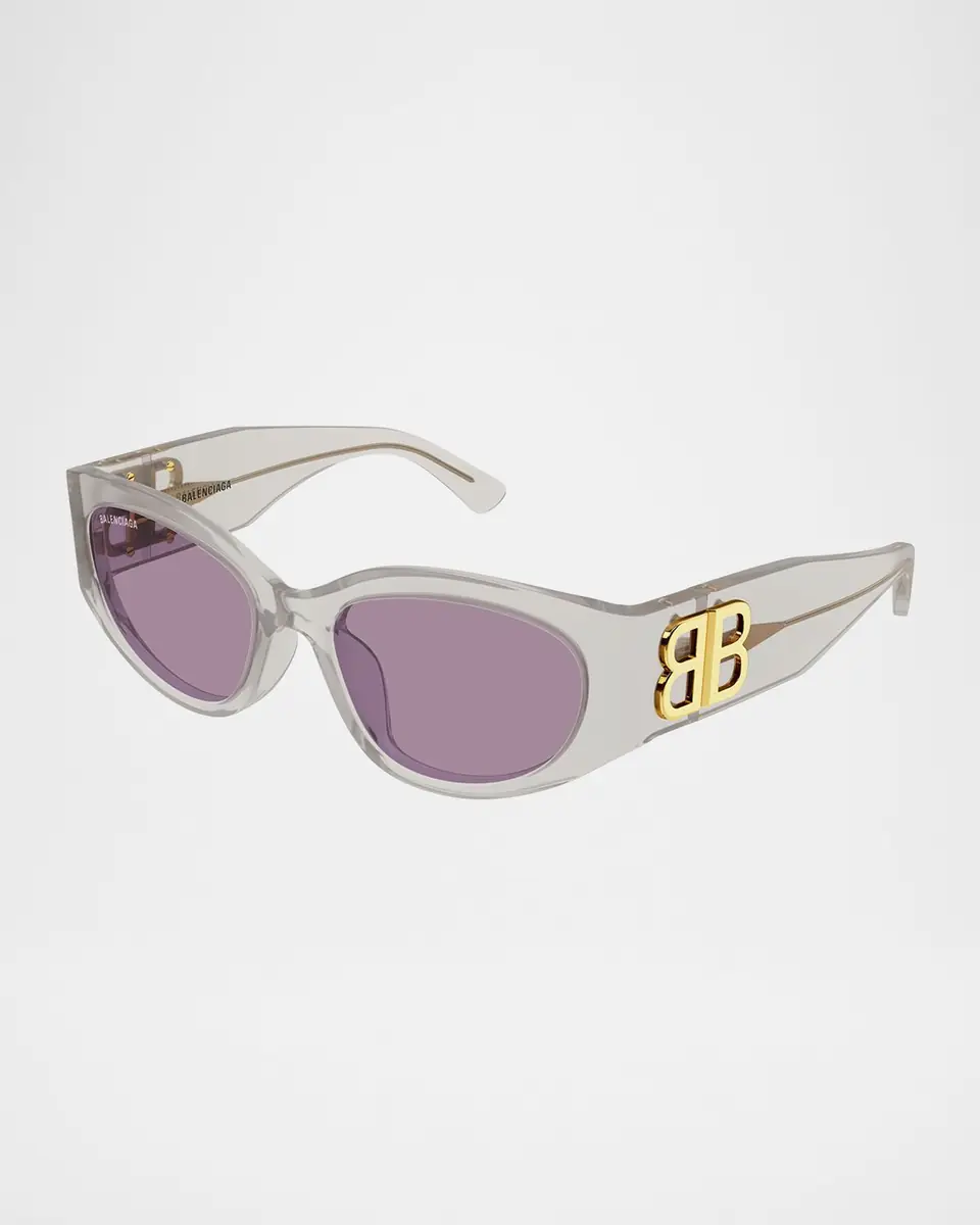 Balenciaga Round Acetate Sunglasses | Thumbnail 3 Balenciaga Round Acetate Sunglasses | Thumbnail 3