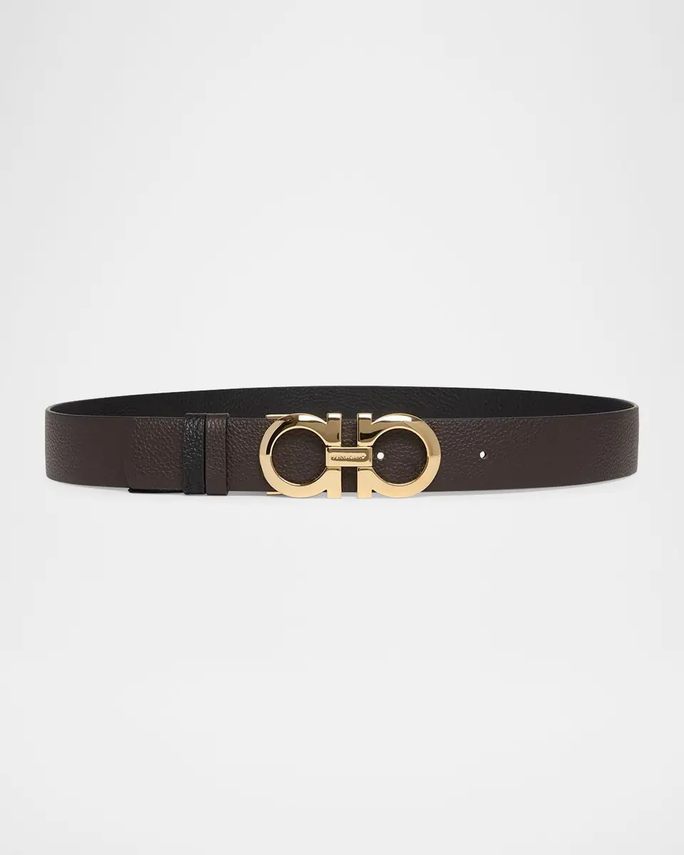 Ferragamo Donna Reversible Calf Leather Belt | Thumbnail 2