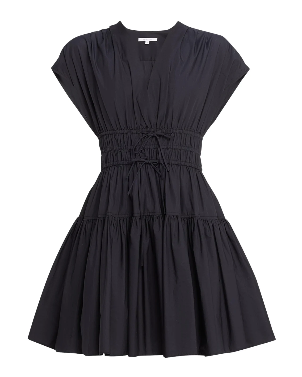 DEREK LAM 10 CROSBY Tora V-Neck Mini Dress