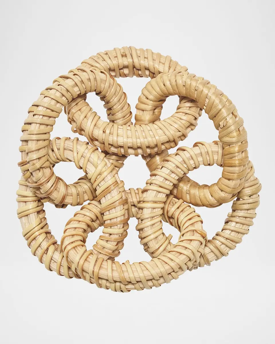 Kim Seybert Rattan Link Napkin Ring | Thumbnail 2 Kim Seybert Rattan Link Napkin Ring | Thumbnail 2