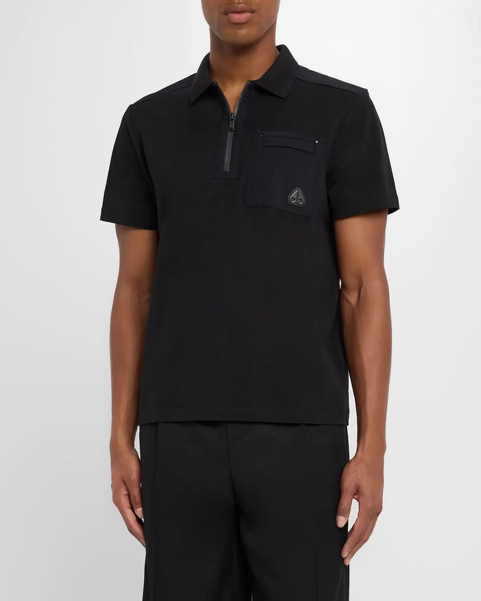 Moose Knuckles Men's Dalon Polo Shirt | Thumbnail 3 Moose Knuckles Men's Dalon Polo Shirt | Thumbnail 3