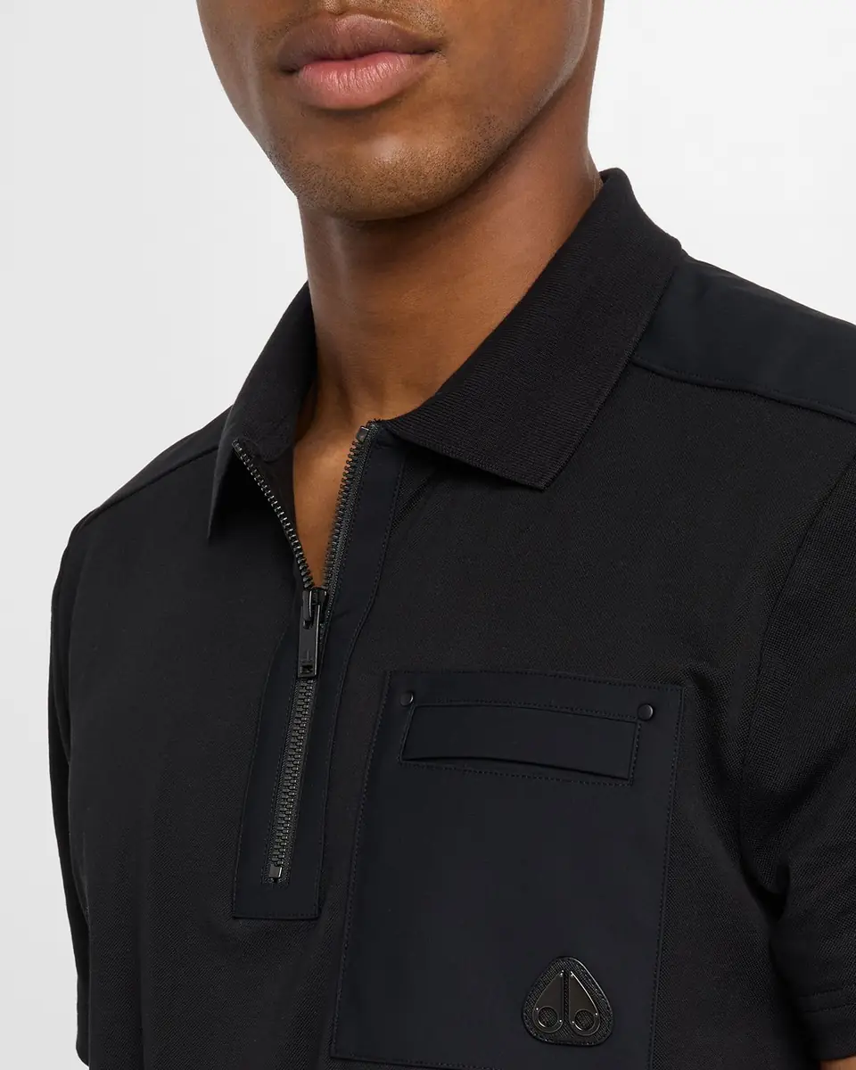 Moose Knuckles Men's Dalon Polo Shirt | Thumbnail 4 Moose Knuckles Men's Dalon Polo Shirt | Thumbnail 4
