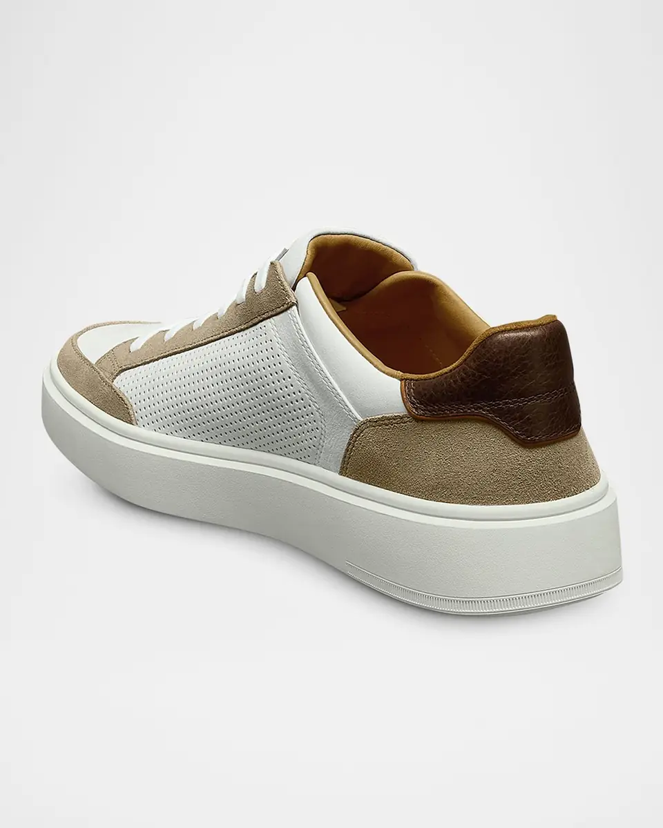 Allen Edmonds Men's Oliver Perforated Leather Slip-On Sneakers | Thumbnail 3