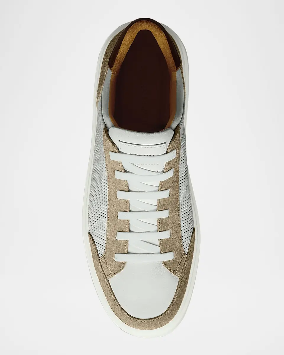 Allen Edmonds Men's Oliver Perforated Leather Slip-On Sneakers | Thumbnail 5