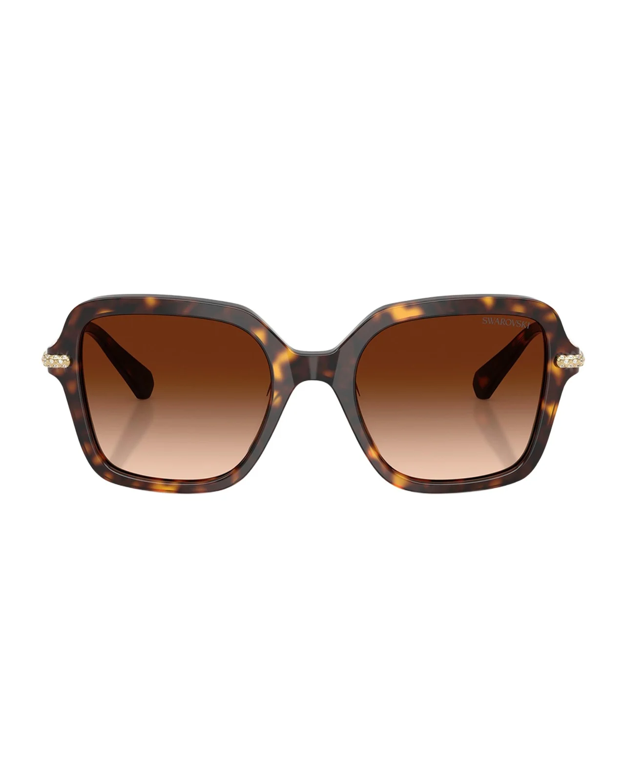 SK6040 Crystal-Embellished Square Acetate Sunglasses