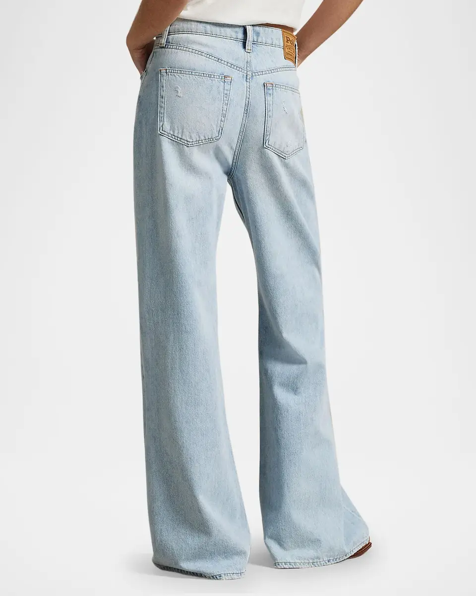 Polo Ralph Lauren High-Rise Wide-Leg Jeans | Thumbnail 3 Polo Ralph Lauren High-Rise Wide-Leg Jeans | Thumbnail 3