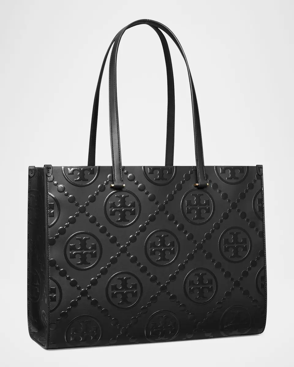 Tory Burch T Monogram Embossed Leather Tote Bag | Thumbnail 2