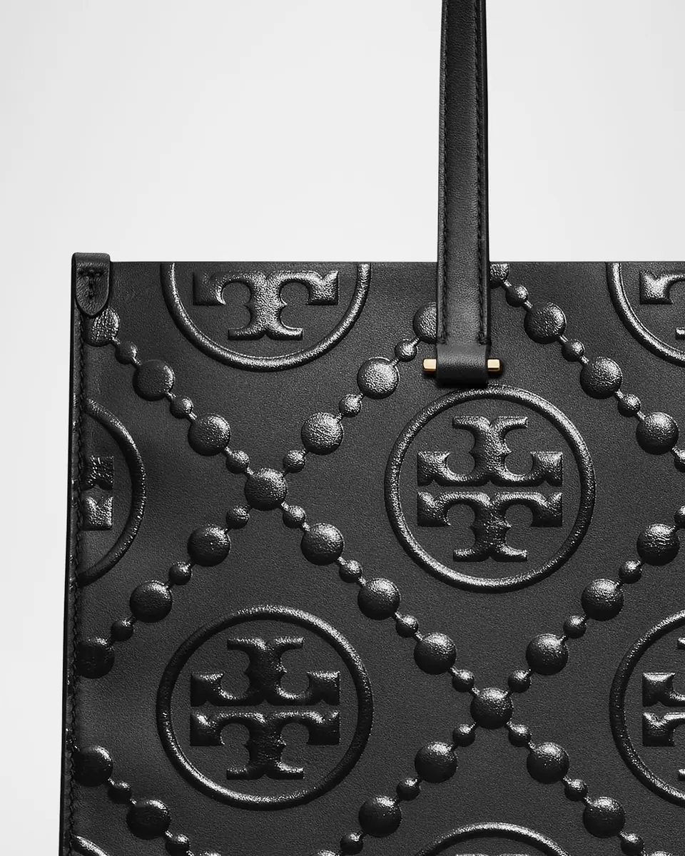Tory Burch T Monogram Embossed Leather Tote Bag | Thumbnail 4