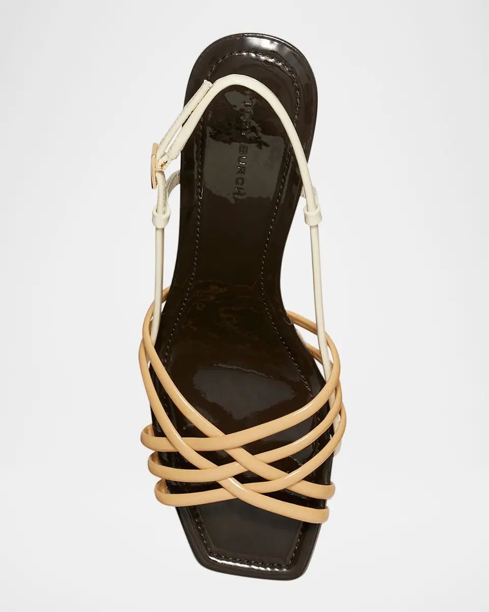 Tory Burch Multi-Strap Patent Leather Wedges | Thumbnail 2 Tory Burch Multi-Strap Patent Leather Wedges | Thumbnail 2