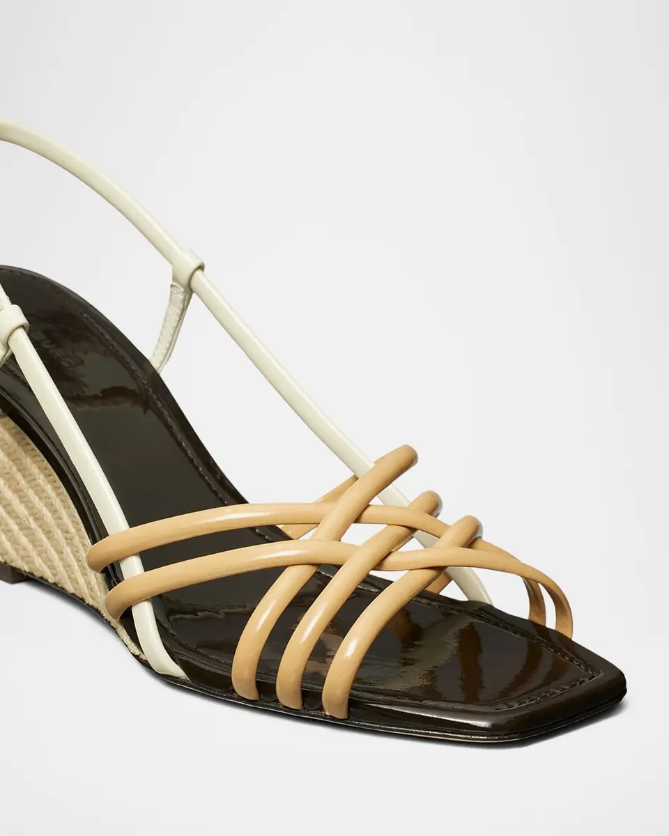 Tory Burch Multi-Strap Patent Leather Wedges | Thumbnail 3 Tory Burch Multi-Strap Patent Leather Wedges | Thumbnail 3