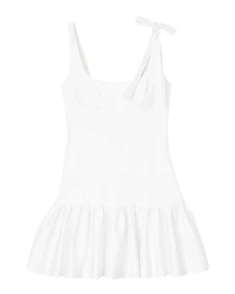 Sandro Lolita Mixed-Media Mini Dress | Image 1 Sandro Lolita Mixed-Media Mini Dress | Image 1