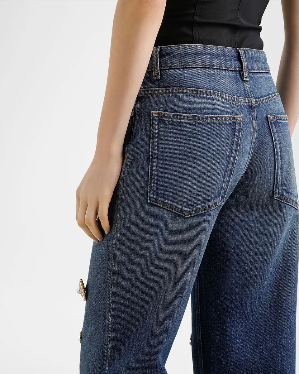 Dolce & Gabbana Adon Tavex Embellished Straight-Leg Jeans | Thumbnail 5 Dolce & Gabbana Adon Tavex Embellished Straight-Leg Jeans | Thumbnail 5