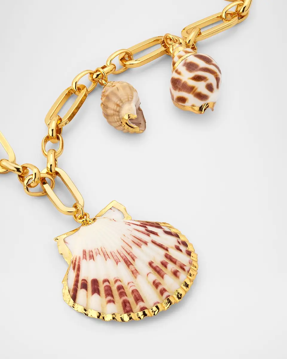 Kenneth Jay Lane Multi-Shell Charm Necklace | Thumbnail 3 Kenneth Jay Lane Multi-Shell Charm Necklace | Thumbnail 3