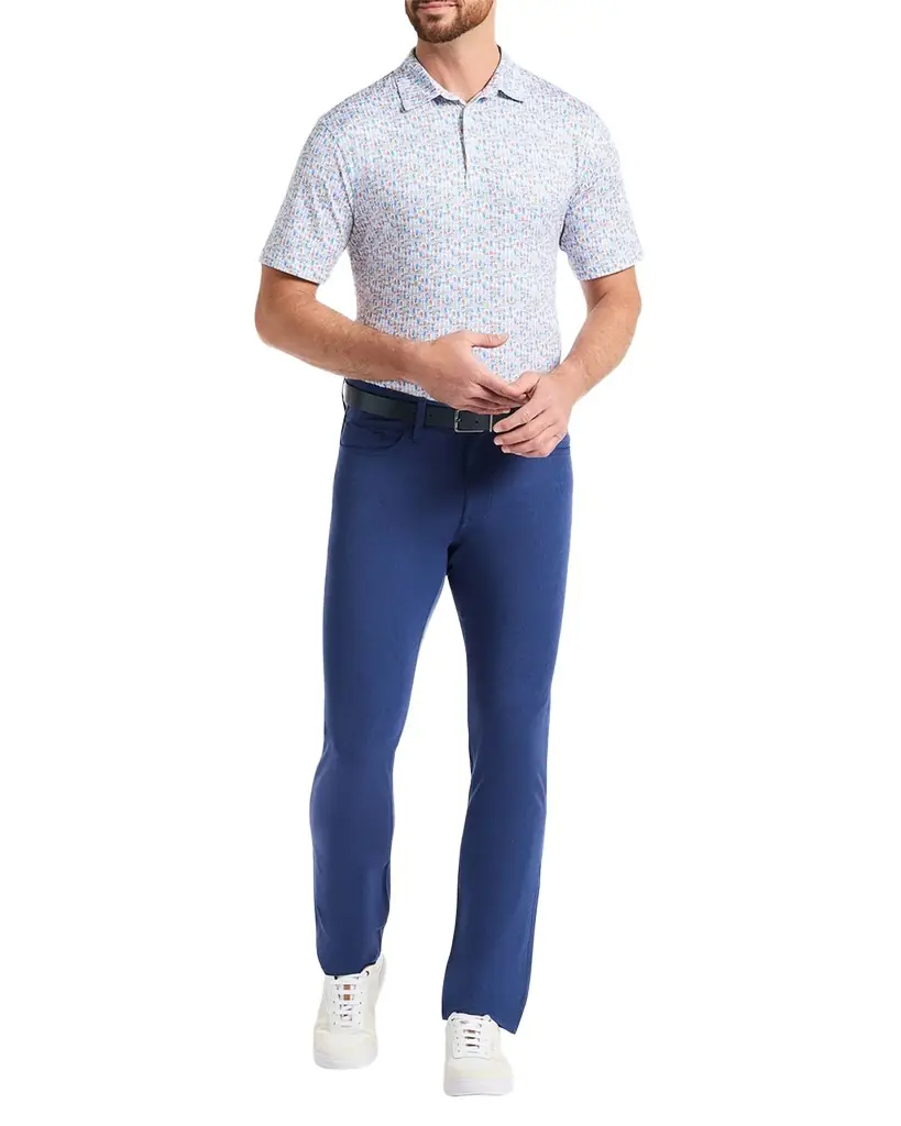 Robert Graham Men 's High Spirits Knit Polo Shirt | Image 1 Robert Graham Men 's High Spirits Knit Polo Shirt | Image 1