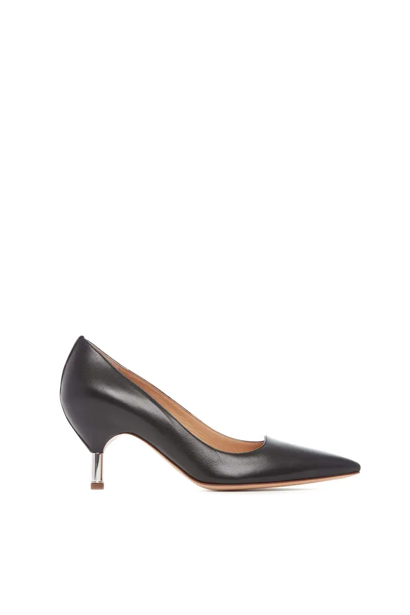 GABRIELA HEARST Sofia Pump Heel in Black Leather | Image 1 GABRIELA HEARST Sofia Pump Heel in Black Leather | Image 1