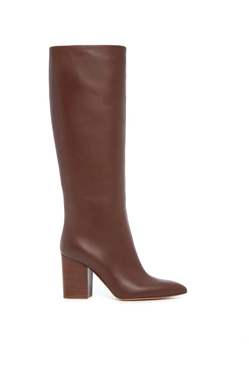 Sascha Knee High Boot in Cognac Leather Sascha Knee High Boot in Cognac Leather