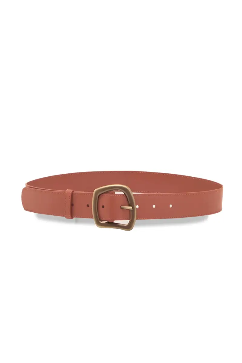 Simone Waist Belt in Cognac Nappa Leather Simone Waist Belt in Cognac Nappa Leather