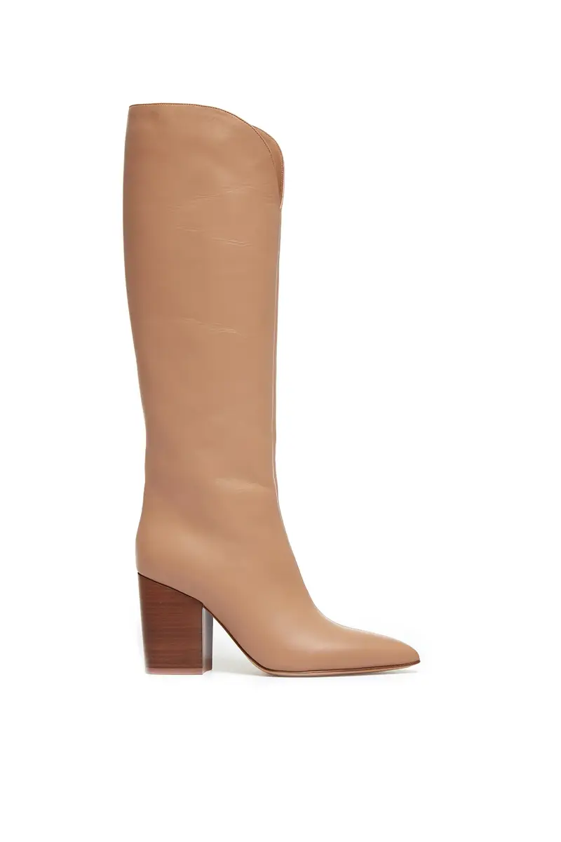 Gabriela Hearst Cora Knee High Boot in Camel Leather | Image 1 Gabriela Hearst Cora Knee High Boot in Camel Leather | Image 1