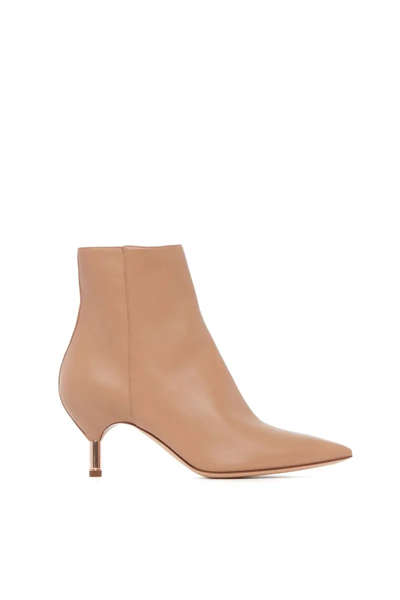 GABRIELA HEARST Valeria Heeled Boot in Dark Camel Leather | Image 1 GABRIELA HEARST Valeria Heeled Boot in Dark Camel Leather | Image 1