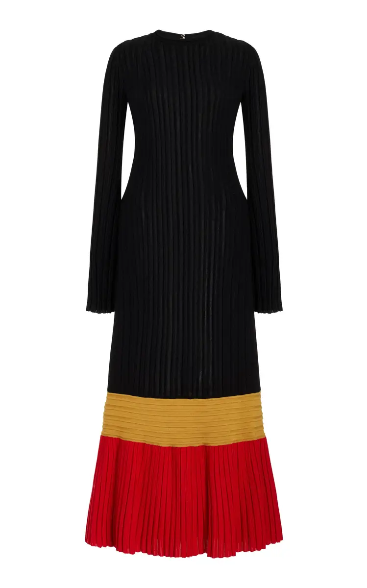 GABRIELA HEARST Fiona Knit Dress in Multi Cashmere Silk | Image 1 GABRIELA HEARST Fiona Knit Dress in Multi Cashmere Silk | Image 1