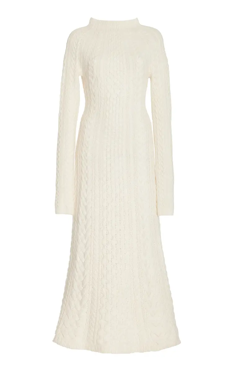 GABRIELA HEARST Amaris Knit Dress in Cashmere | Image 1 GABRIELA HEARST Amaris Knit Dress in Cashmere | Image 1