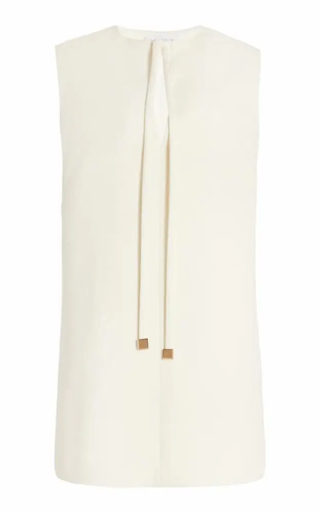 Gabriela Hearst Zalman Dress in Double-Face Wool Crepe | Image 1 Gabriela Hearst Zalman Dress in Double-Face Wool Crepe | Image 1