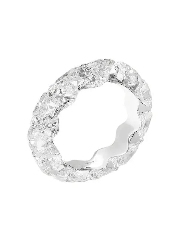 White Gold Merveilles Ring with Diamonds White Gold Merveilles Ring with Diamonds