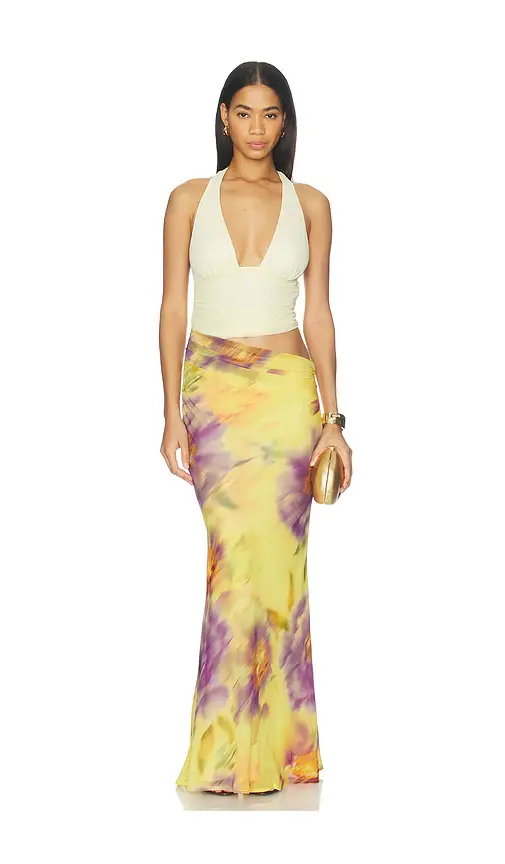 Alexis Halter Cut Out Maxi Dress Alexis Halter Cut Out Maxi Dress