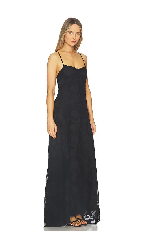 Runaway The Label Ellerby Frill Trim Maxi Dress | Thumbnail 2 Runaway The Label Ellerby Frill Trim Maxi Dress | Thumbnail 2