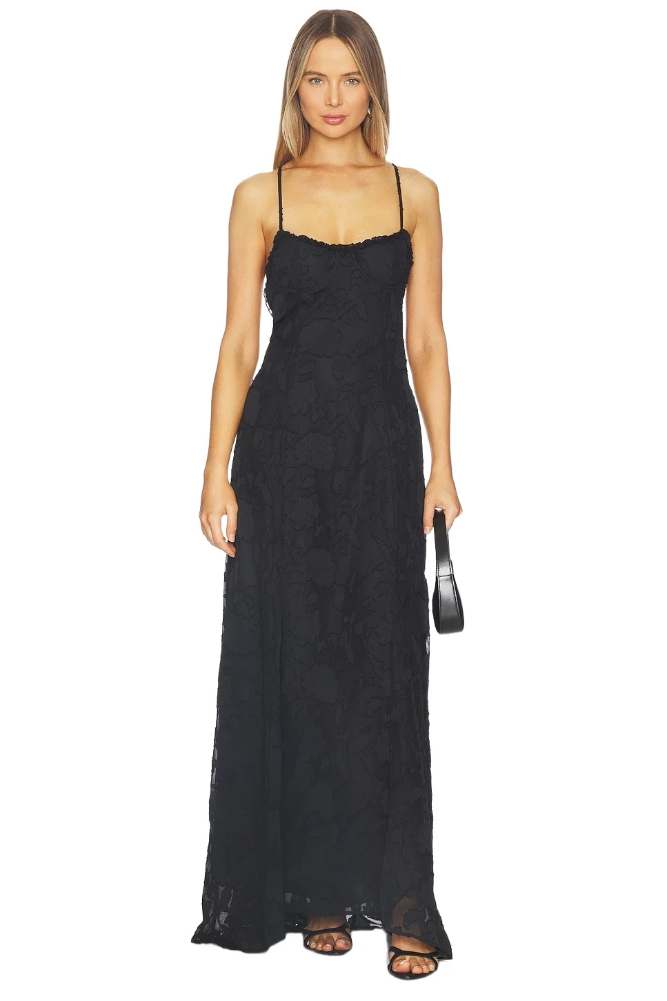 Ellerby Frill Trim Maxi Dress Ellerby Frill Trim Maxi Dress