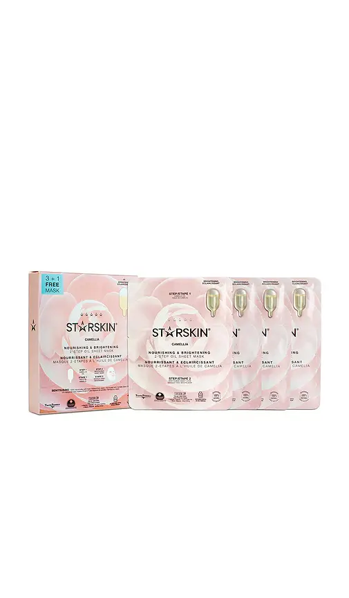 Starskin Camellia 2 Step Oil Mask 3+1 | Image 1 Starskin Camellia 2 Step Oil Mask 3+1 | Image 1