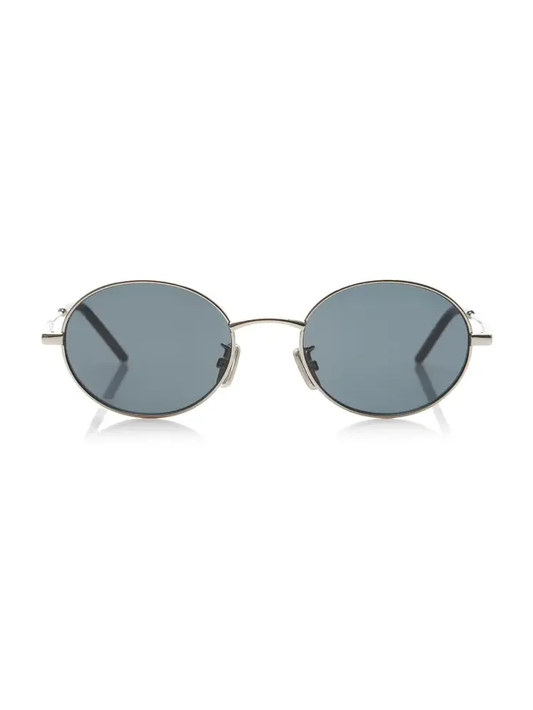 City Round-Frame Metal Sunglasses