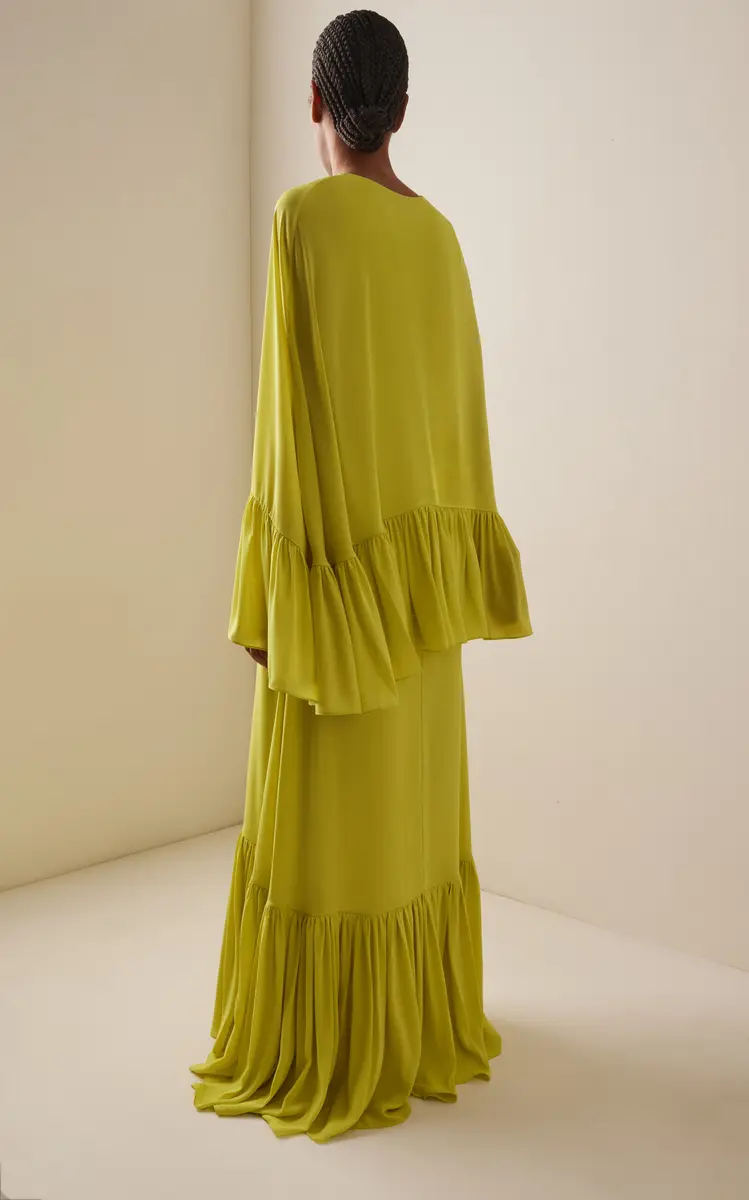 Alexis Francina Crepe Cape Dress | Thumbnail 4
