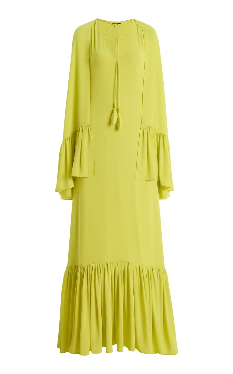 Alexis Francina Crepe Cape Dress | Thumbnail 6