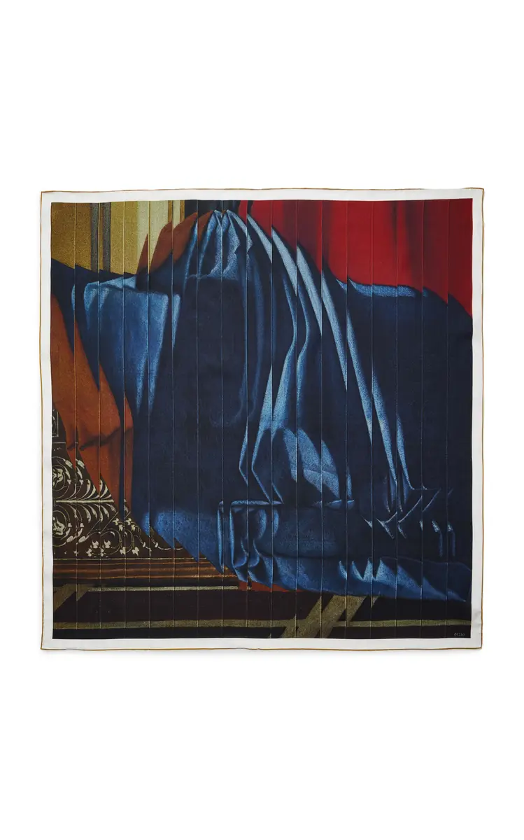 Otzio Bellini Silk Twill Scarf | Thumbnail 6 Otzio Bellini Silk Twill Scarf | Thumbnail 6