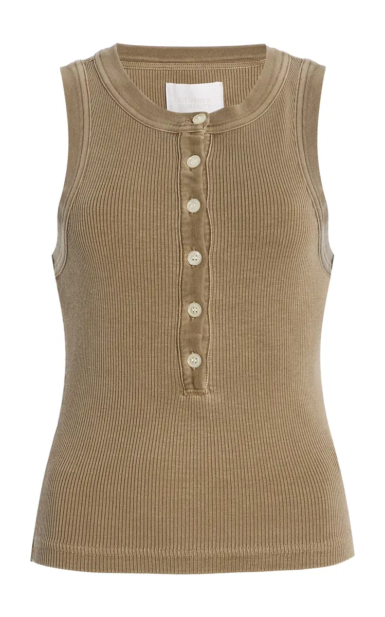 Citizens of Humanity Caralyn Ribbed Jersey Tank Top | Thumbnail 39